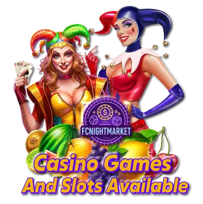 casino games and slots available